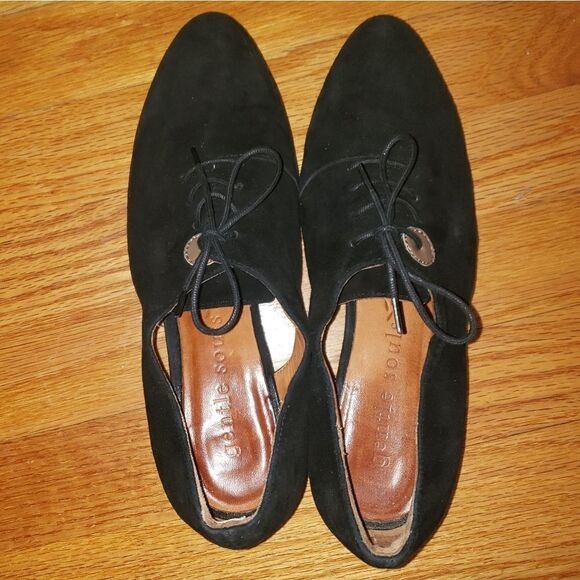 Gentle souls Demi Toss Black leather  shoes - Picture 5 of 8